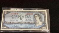 CANADA 1954 $5 BILL