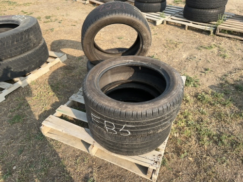 Four Michelin car tires