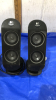 (4)LOGITECH DESK TOP SPEAKERS - 2