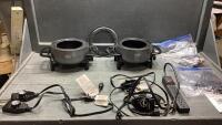 BOX W/ (2) RIVAL ELECTRIC FONDUE POTS
