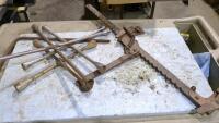 Tire irons and fence tightener