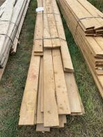 Bundle of treated deck boards