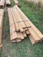 Bundle of treated lumber