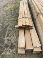 Bundle of treated lumber
