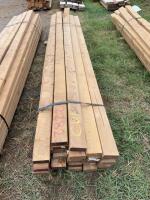 Bundle of treated 2 x 4