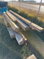 Bundle of heavy timbers