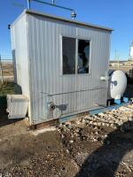 Skid, shack tank and contents