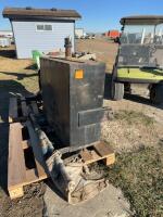 Three point flood tank for outdoor arenas