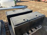 Two steel toolboxes