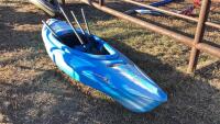 BLUE PELICAN PURSUIT X80 KAYAK W/ (4) PADDLES