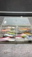 PLANO PLASTIC ORGANIZER WITH HOOKS, &ldquo;LITTLE JOE THUMPIN TAILS&rdquo;