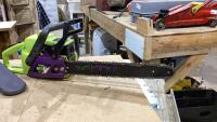 POULAN "WILD THING" GAS CHAIN SAW IN CASE