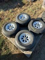Set of four light duty, Tire