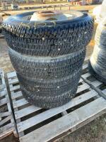 Set a 416 inch tires on heavy Dooley rims