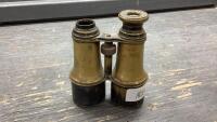 BRASS BINOCULARS - MISSING ONE EYE PIECE