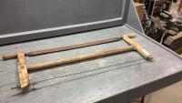 WOODEN CROSS CUT SAW