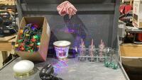 (2)BOXES - CHRISTMAS LIGHTS, NOMA SPOT LIGHT, CHRISTMAS ICE BUCKET