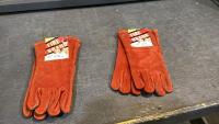 (2) PAIRS FIRE BRAND WELDING GLOVES