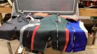 (4) WET SUITS -