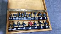 MASTERCRAFT ROUTER BIT SET IN WOOD BOX