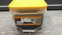 PART PAIL OF DRYWALL SCREWS