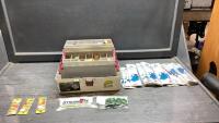 PLANO TACKLE BOX WITH CONTENTS -HOOKS, BAIT,