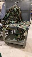 HANDMADE CAMO HEAVY SHIRT, PANTS & BELT PACK