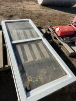 Exterior metal door