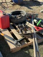 Skid of miscellaneous tools