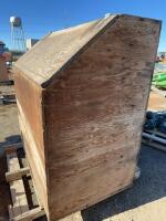 Plywood storage bin