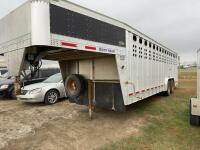 2012 EBY RUFFNECK ALL ALUMINUM LIVESTOCK TRAILER