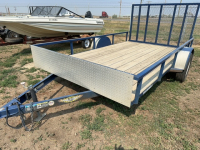 H & H single axle utility trailer