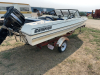 16' Champion Open Bow Motorboat and Trailer - 3