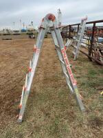 Aluminum combination ladder