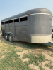 1986 Road King 18 x 7 bumper hitch stock trailer - 5