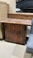WOOD END TABLE