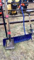DOUBLE HANDLED SNOW SHOVEL, EDGER, SMALL SHOVEL