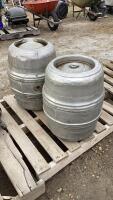 (2) BEER KEGS