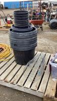 PLASTIC PLANT POTS - **NOT THE TOMATOE CAGES**