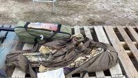 FOLDING BED IN A BAG AND NORTH PEACE HUNTING BLIND