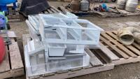 PALLET W/ FRIDGE REPLACEMENT DRAWERS & SHELVES - FROM 2010-2013 LG