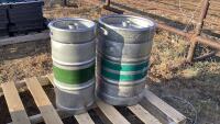 (2) "BIG ROCK" BEER KEGS