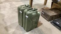 (2) METAL FUEL CANS