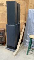 (2) SONY SPEAKERS + (2) VIVID SPEAKERS