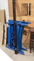 BLUE BUNK BED FRAME