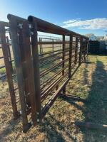 (2) 24 foot panels with 14 foot gates/bidding per panel