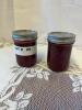 Two jars raspberry diet jam