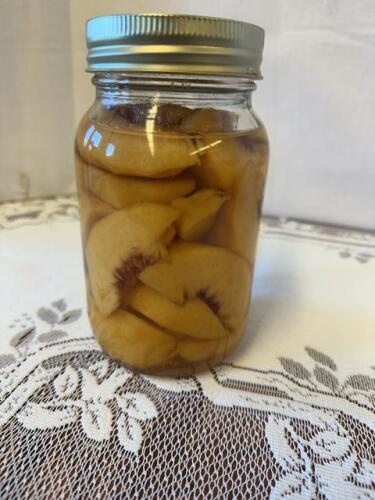 1 quart canned BC peaches