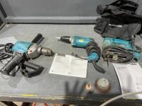 Box of mixed Makita tools