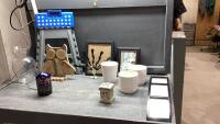 SMALL FOLDING STEP STOOL, PICTURE FRAMES, PLANT POTS,